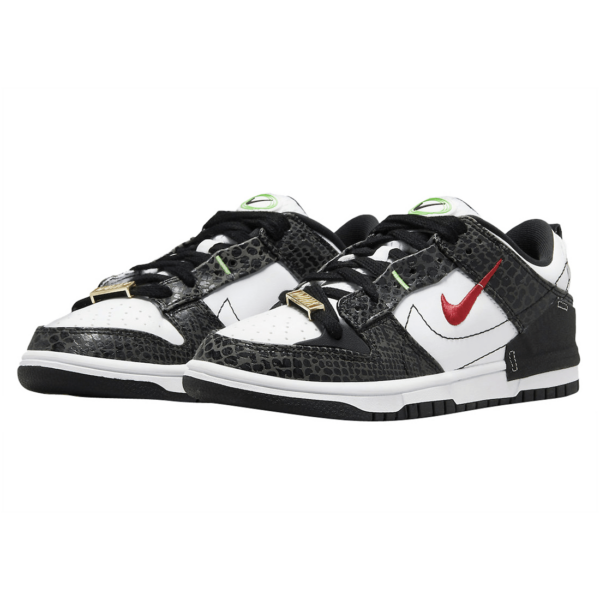 Wmns Dunk Low Disrupt 2 Just Do It – Black Snakeskin for sale