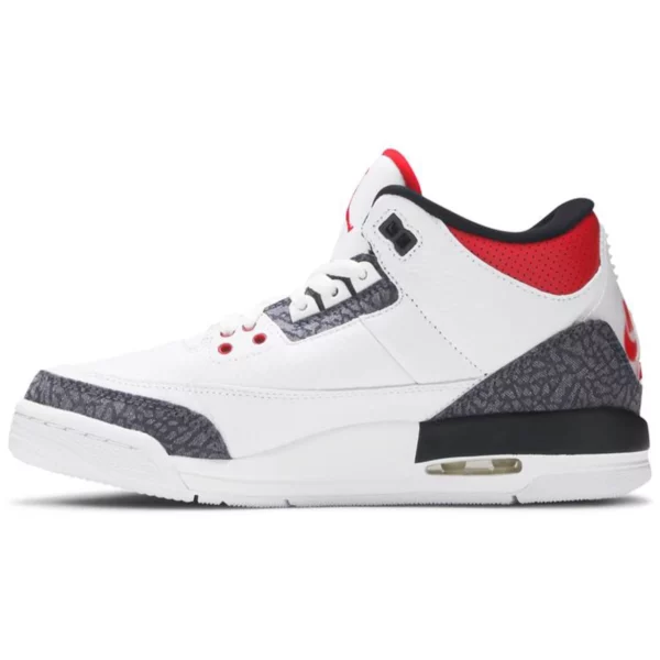 Air Jordan 3 Retro Denim SE GS Fire Red for sale - Image 4