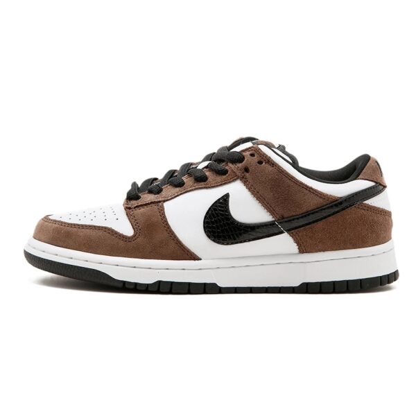 Nike SB Dunk Low White Black Trail End Brown for sale - Image 3