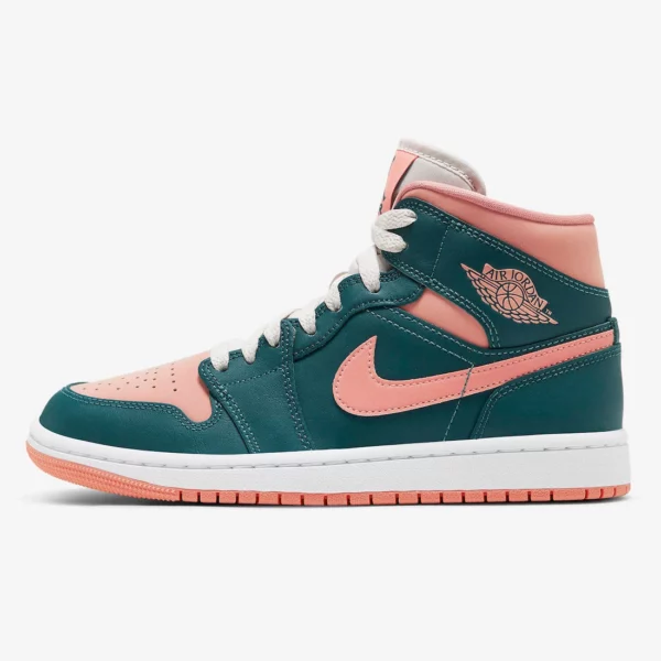 Nike Air Jordan 1 Mid Dark Teal Green for sale - Image 4