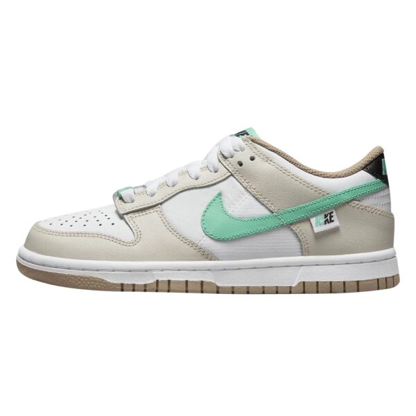 Nike Dunk Low Split Seam White Tan Mint GS for sale - Image 4