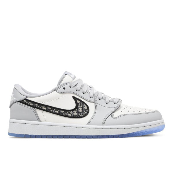 Dior x Nike Air Jordan 1 Low gery for sale - Image 3