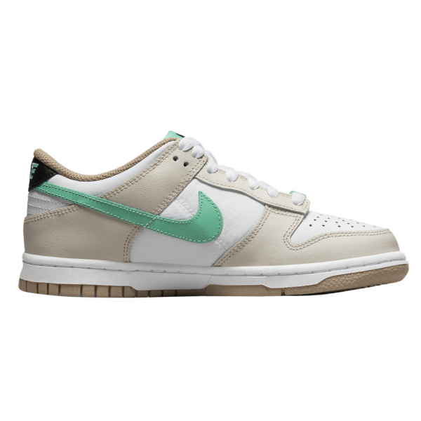 Nike Dunk Low Split Seam White Tan Mint GS for sale - Image 3