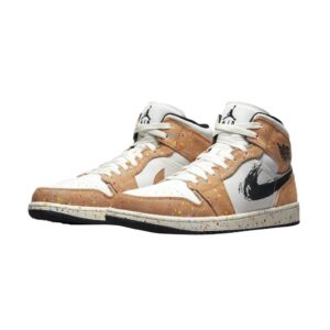 Nike Air Jordan 1 Mid SE Brushstroke Paint Splatter for sale