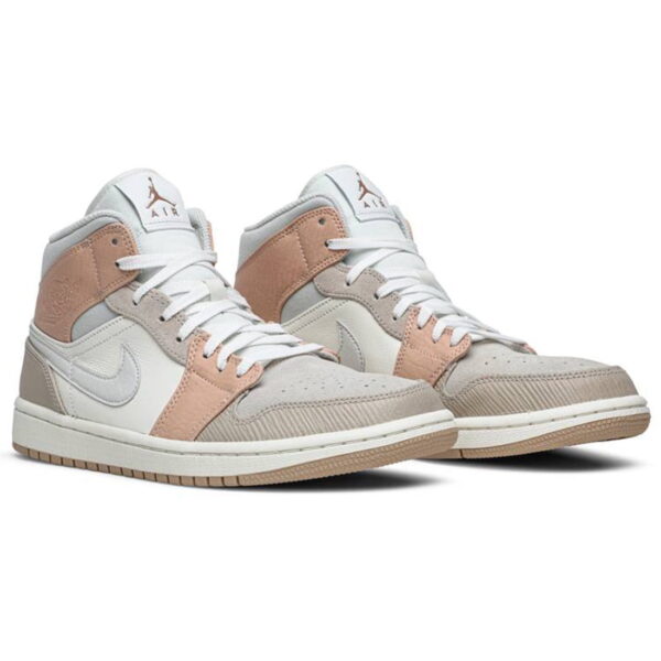 Nike Air Jordan 1 Mid Milan pinkgrey for sale