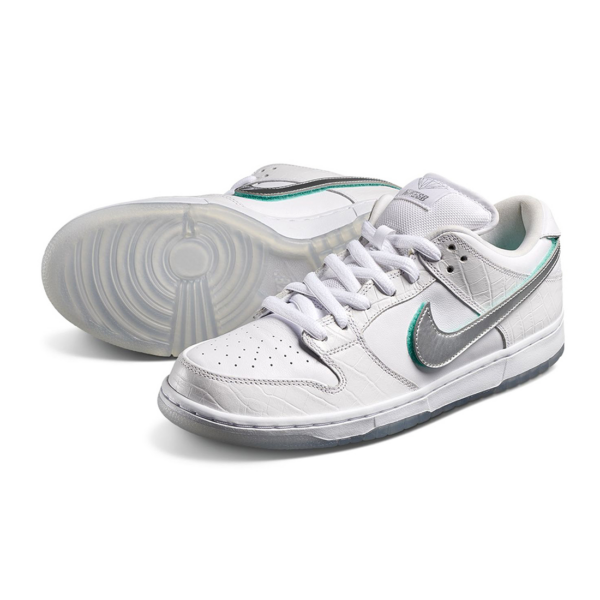 Nike SB Dunk Low Diamond Supply Co White Diamond for sale