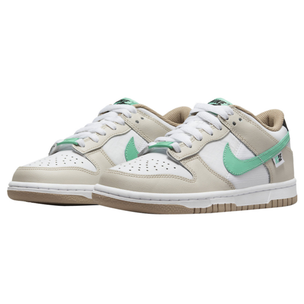 Nike Dunk Low Split Seam White Tan Mint GS for sale