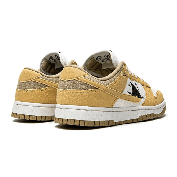 Nike Dunk Low Retro Sun Club Wheat Grass Orange for sale - Image 2