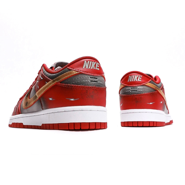 Nike Dunk Low UNLV Soft Grey Red-Metallic Gold for sale - Image 6