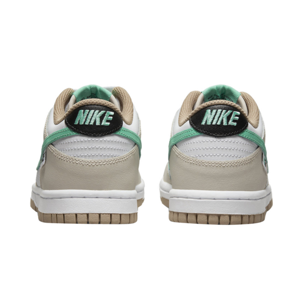 Nike Dunk Low Split Seam White Tan Mint GS for sale - Image 6