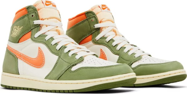 Air Jordan 1 Mid Patent OG Craft – Celadon for sale - Image 2