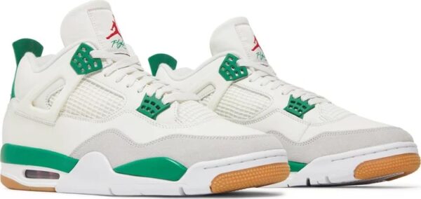 Air Jordan shoes 4 Series Pine GreenCraftSeafoamThunder - Image 3