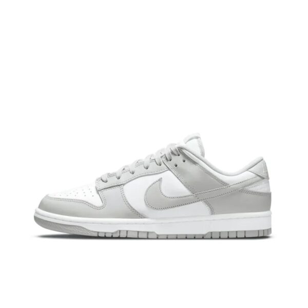 Classic Nike Dunk white grey leather Shoes Low Grey Fog for sale