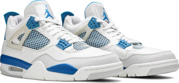 Jordan 4 Retro Military Blue (2024) for sale - Image 2