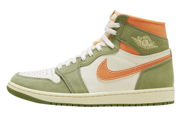 Air Jordan 1 Mid Patent OG Craft – Celadon for sale - Image 3
