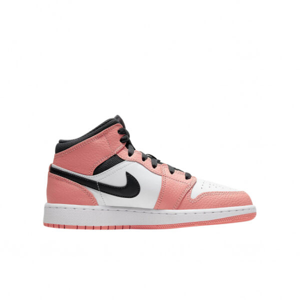 Nike Air Jordan 1 Mid GS Pink Quartz for sale - Image 4
