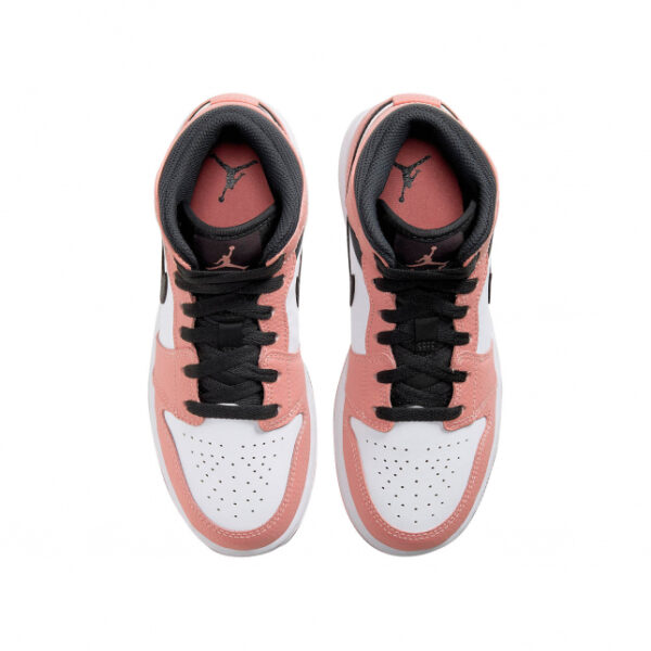 Nike Air Jordan 1 Mid GS Pink Quartz for sale - Image 5