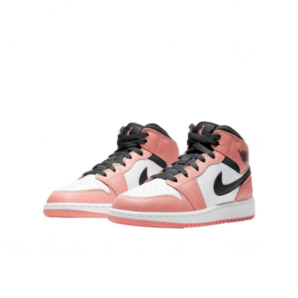 Nike Air Jordan 1 Mid GS Pink Quartz for sale - Image 2