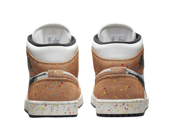 Nike Air Jordan 1 Mid SE Brushstroke Paint Splatter for sale - Image 8