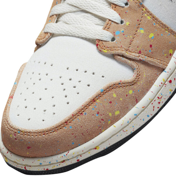 Nike Air Jordan 1 Mid SE Brushstroke Paint Splatter for sale - Image 6
