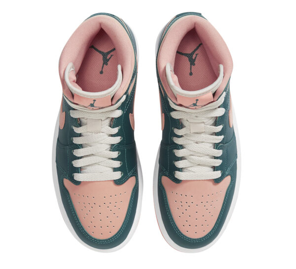Nike Air Jordan 1 Mid Dark Teal Green for sale - Image 4