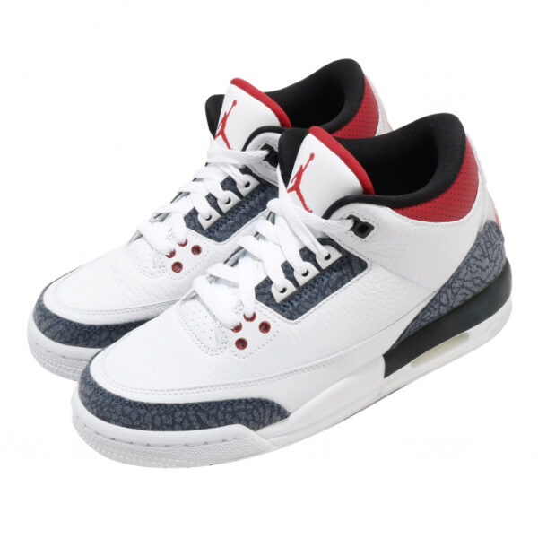 Air Jordan 3 Retro Denim SE GS Fire Red for sale - Image 2