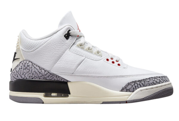 Air Jordan 3 Retro White Cement Reimagined for sale - Image 4