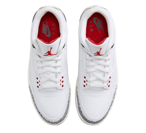 Air Jordan 3 Retro White Cement Reimagined for sale - Image 2