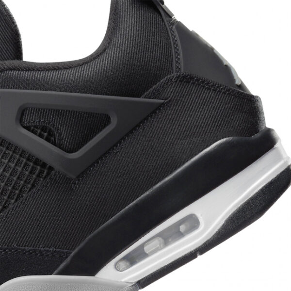 Air Jordan shoes 4 Series Black CanvasInfraredMNON - Image 6
