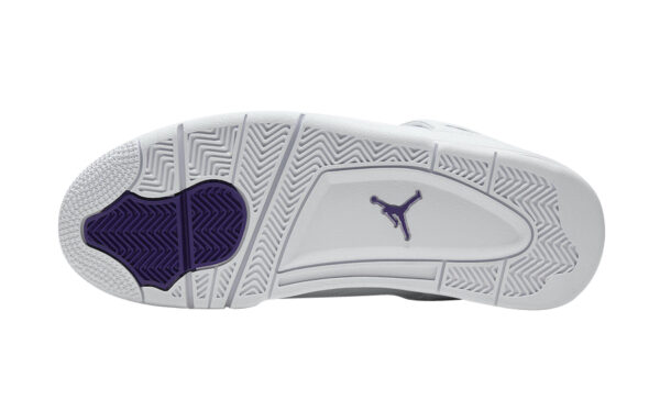 Air Jordan 4 Purple Metallic Retro Nike Sneakers - Image 5