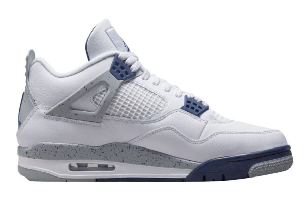 Nike Air Jordan shoes 4 Midnight Navy for sale - Image 4