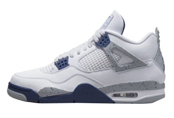 Nike Air Jordan shoes 4 Midnight Navy for sale - Image 3