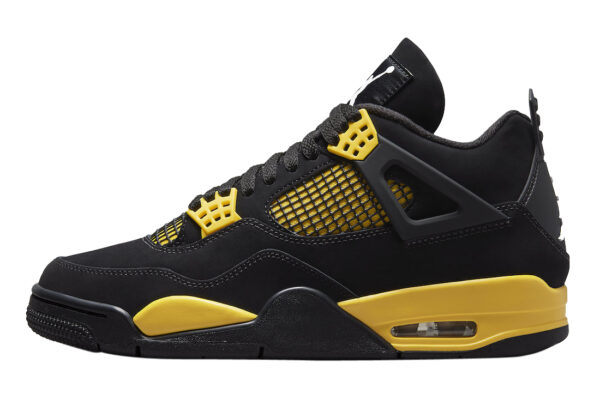 Nike Air Jordan shoes 4 Thunder for sale - Image 2