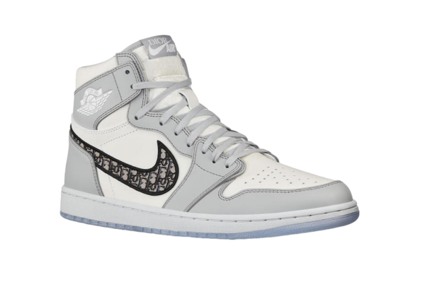 Dior x Nike Air Jordan 1 Retro High Grey for sale - Image 3