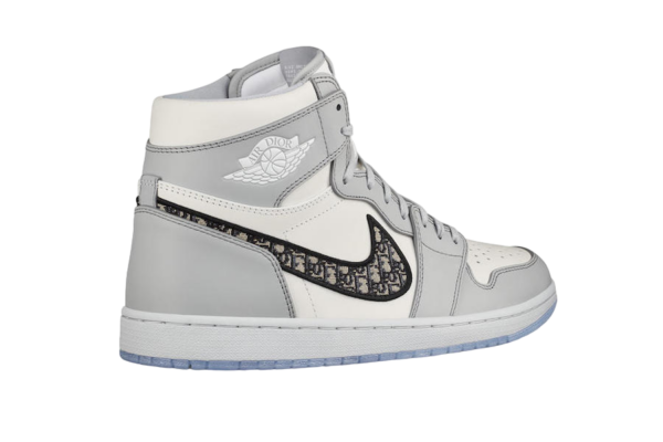 Dior x Nike Air Jordan 1 Retro High Grey for sale - Image 4