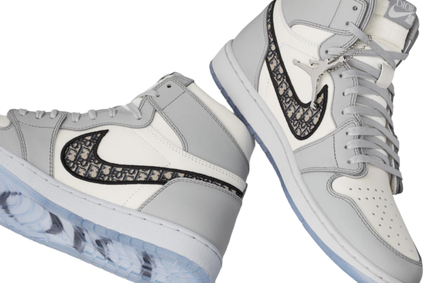 Dior x Nike Air Jordan 1 Retro High Grey for sale - Image 6