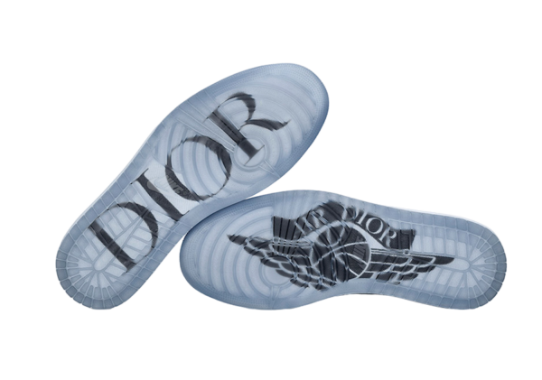 Dior x Nike Air Jordan 1 Retro High Grey for sale - Image 7