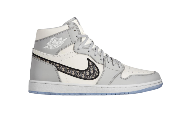 Dior x Nike Air Jordan 1 Retro High Grey for sale - Image 2