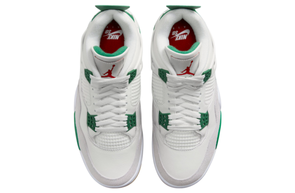 Air Jordan shoes 4 Series Pine GreenCraftSeafoamThunder - Image 3