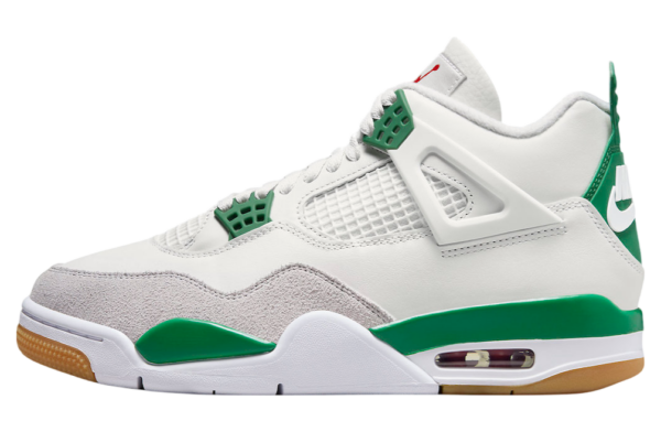 Air Jordan shoes 4 Series Pine GreenCraftSeafoamThunder - Image 4