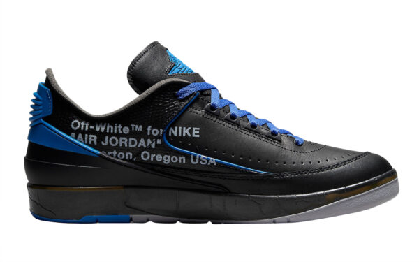 Nike Air Jordan 2 LOW OG SP Off-White BlackBlue for sale - Image 4