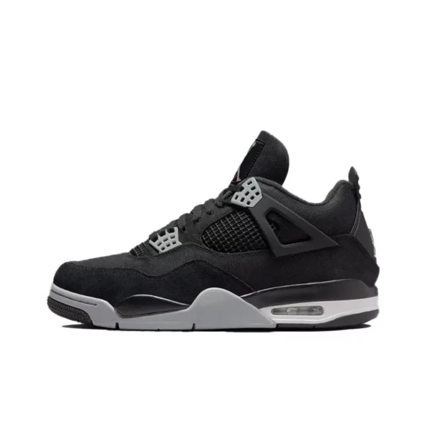 Air Jordan shoes 4 Series Black CanvasInfraredMNON