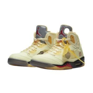 Off-White x Air Jordan 5 SP 'Sail'