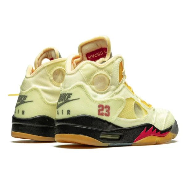 Off-White x Air Jordan 5 SP 'Sail' - Image 4