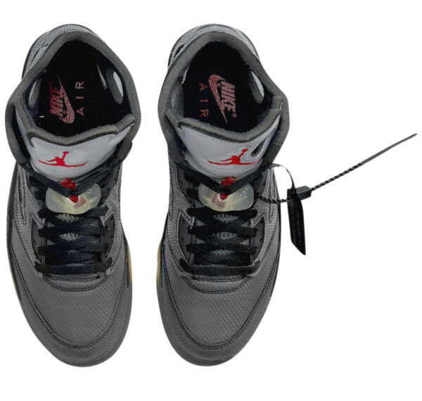 OFF-WHITE x Air Jordan 5 Retro SP 'Muslin' - Image 4