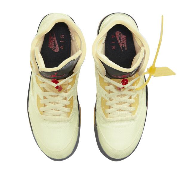 Off-White x Air Jordan 5 SP 'Sail' - Image 2