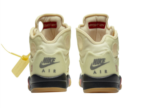 Off-White x Air Jordan 5 SP 'Sail' - Image 9
