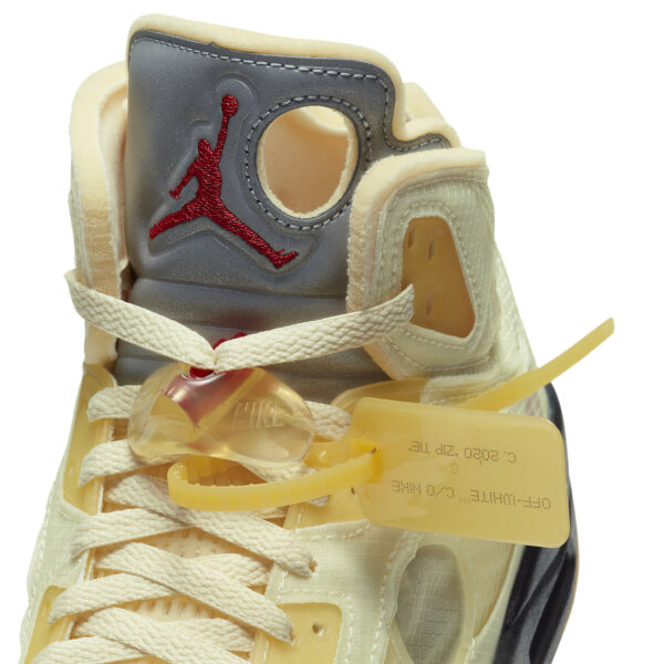 Off-White x Air Jordan 5 SP 'Sail' - Image 7