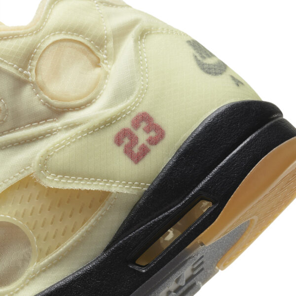 Off-White x Air Jordan 5 SP 'Sail' - Image 6