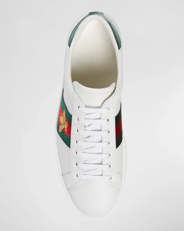 Men's New Ace Embroidered Low-Top Sneakers - Image 3